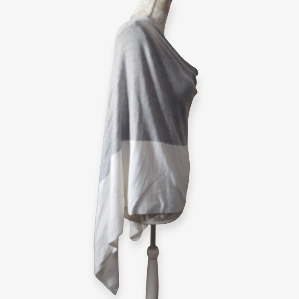 Shiraleah Madeleine Stone Luxurious Boho Chic Travel Poncho One Size